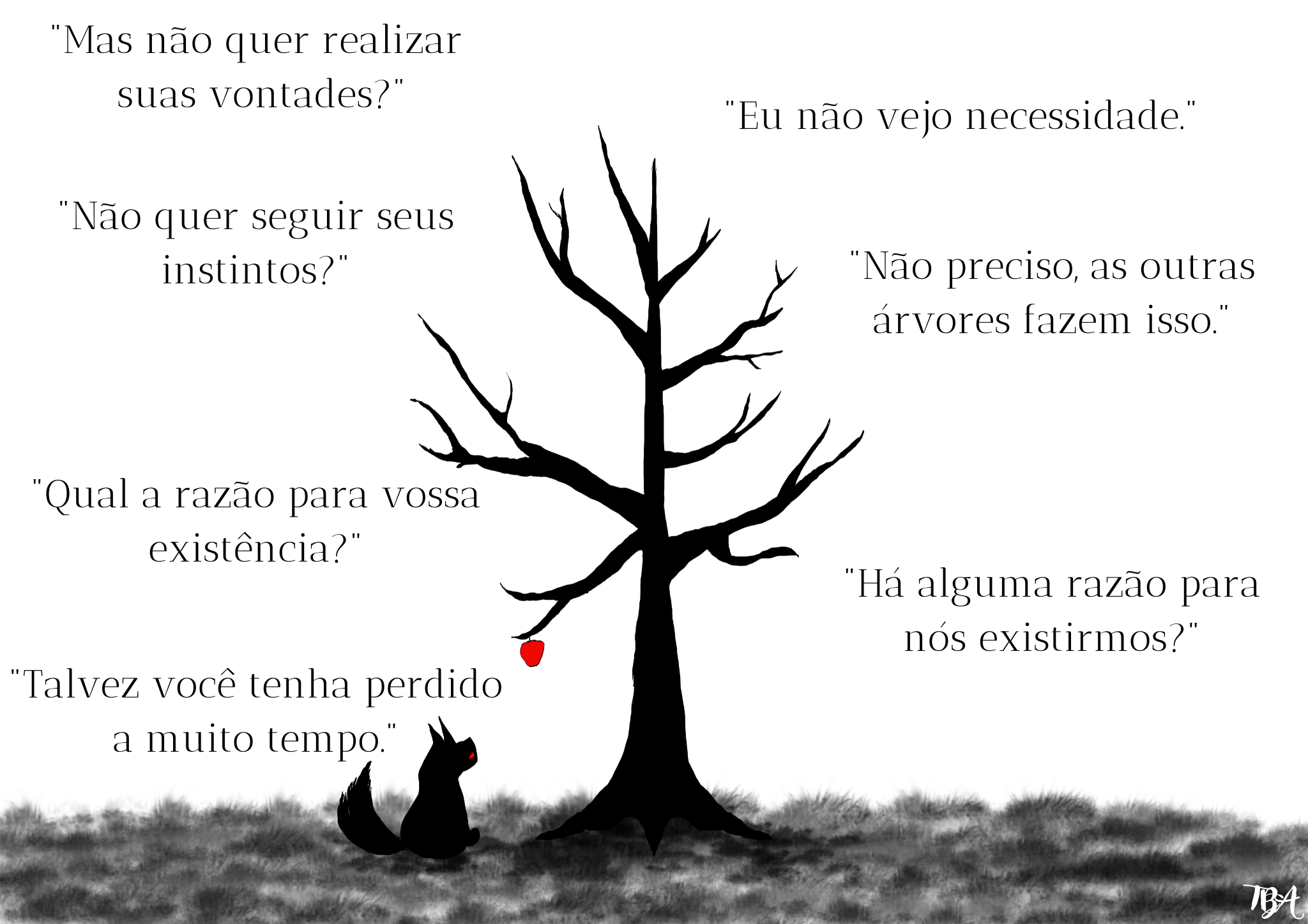 Cachorro e Árvore 3