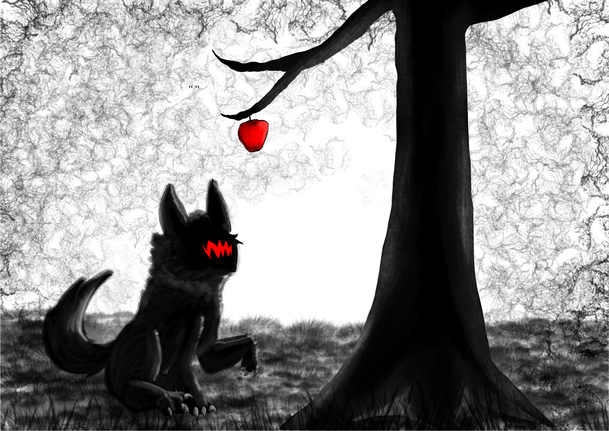 Cachorro e Árvore 4