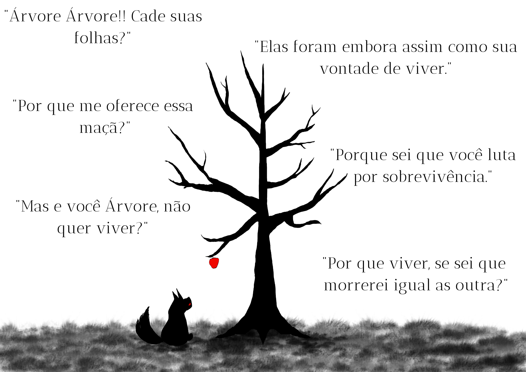 Cachorro e Árvore 2