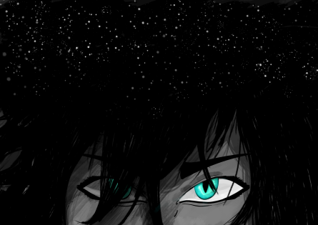 Olhar Azul de estrelas